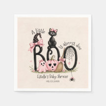 Chuva de Bebê Menina A Little Boo Pink no Hallowee