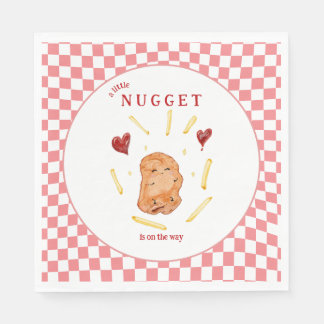 Guardanapo De Papel Chuva de Bênçãos para o Pequeno Nugget que Está a