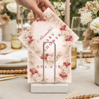 Chuva de Cerejas no Jardim Baby Shower