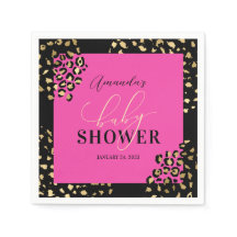 Chuva de Estampa de Leopardo Rosa