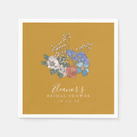 Chuva de Noiva Boho Vintage Floral Amarelo Persona