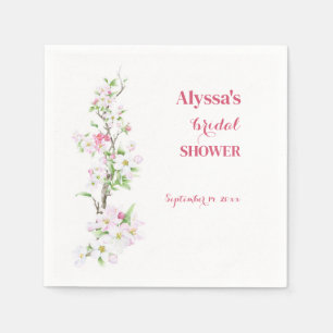 Guardanapo De Papel Chuva de Noiva Flor de Maçã Personalizada