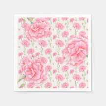 Chuva de Noiva Floral Cravo Rosa 