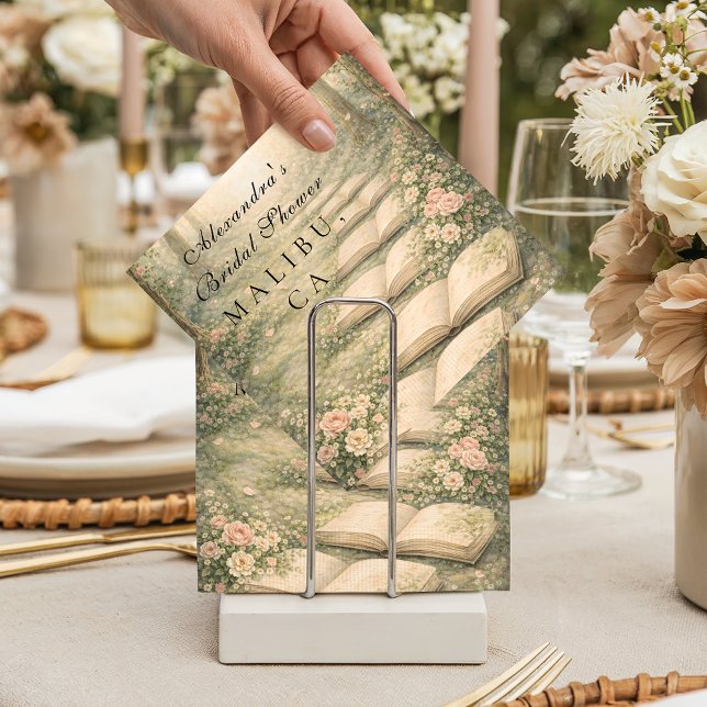 Guardanapo De Papel Chuva de Noiva Floral Um Novo Capítulo (Criador carregado)