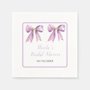 Guardanapo De Papel Chuva de Noiva Laço Coquete Roxo