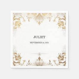 Guardanapo De Papel Chuva de Presentes de Noiva Simples Clássica Forma