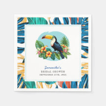 Chuva de Verão no Tropical Toucan para Chá de Noiv