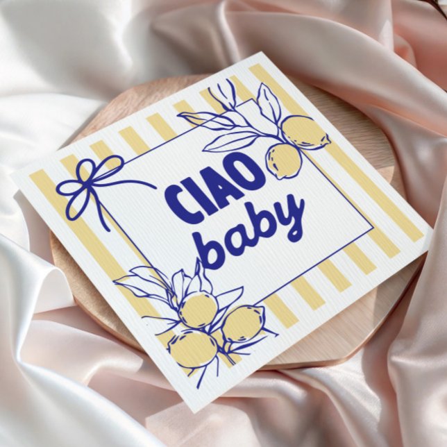 Guardanapo De Papel CIAO BABY Lemon Mediterranean Amalfi (Criador carregado)