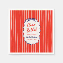 Ciao Bella Chique Casamento Italiano Chá de Noiva