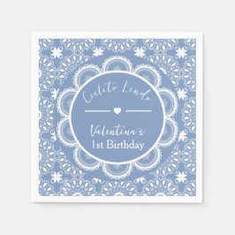 Guardanapo De Papel Cielito Lindo 1º Aniversário Azul