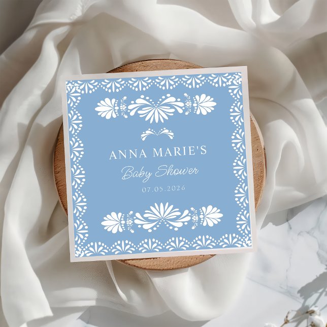 Guardanapo De Papel Cielito Lindo Azul chá de fraldas Mexicano Napkin (Criador carregado)