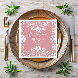 Guardanapo De Papel Cielito lindo cor-de-rosa poeirado chá de fraldas 