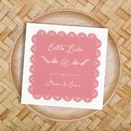 Guardanapo De Papel Cielito Lindo Papel Picado Chá de fraldas