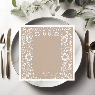 Guardanapo De Papel cielto lindo chá de fraldas