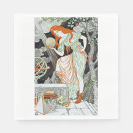 Guardanapo De Papel Cientista feminina (Mulheres na Ciência e Tecnolog