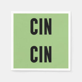 Guardanapo De Papel Cin Cin Typography