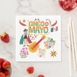 Guardanapo De Papel Cinco De Mayo