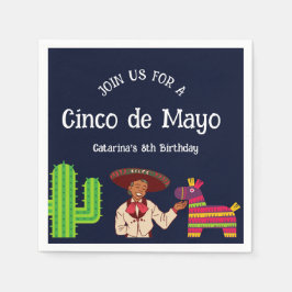 Guardanapo De Papel Cinco de Mayo Festa de aniversário mexicana