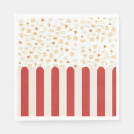 Guardanapo De Papel Cinema Retro Popcorn