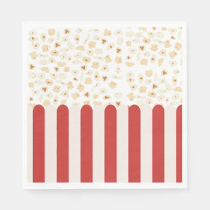 Guardanapo De Papel Cinema Retro Popcorn