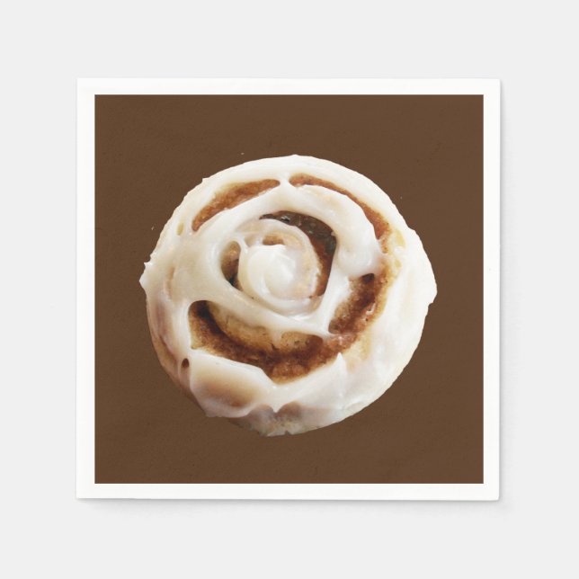 Guardanapo De Papel Cinnamon Bun com Iching (Frente)
