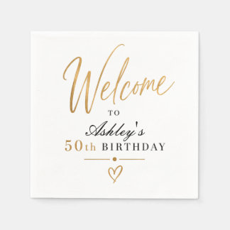 Guardanapo De Papel Cinquenta e Fabuloso Aniversário de 50 anos