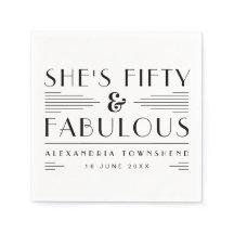 Cinquenta & Fabuloso Art Deco Nome Data 50º Aniver