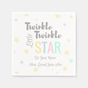 Guardanapo De Papel Cintilação da cintilação pouco tema da estrela
