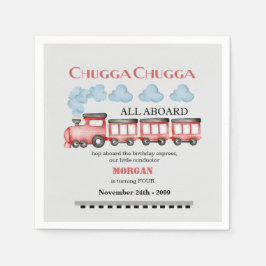 Guardanapo De Papel Cinto-d-água Cinto Vermelho Qualquer Idade Anivers