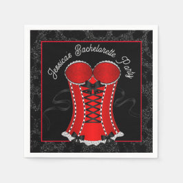 Guardanapo De Papel Cinto Vermelho Sedutor 