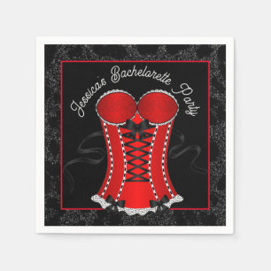 Guardanapo De Papel Cinto Vermelho Sedutor