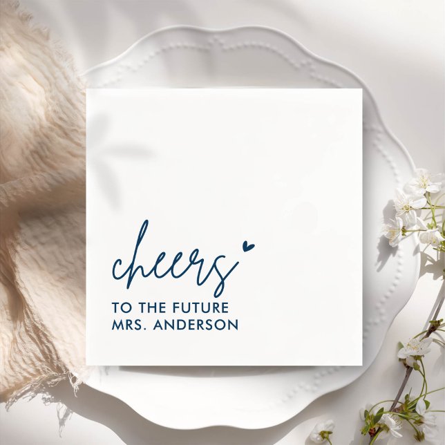 Guardanapo De Papel Cinza Futuro Sra. Modern Chá de panela (Criador carregado)