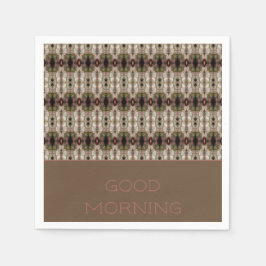 Guardanapo De Papel Cinzas De Tarpe E Rosa