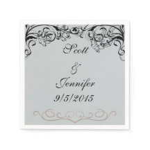 Cinzas e Napkins Negro