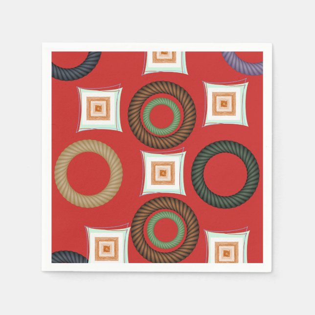 Guardanapo De Papel Circlular de Napkins (Frente)