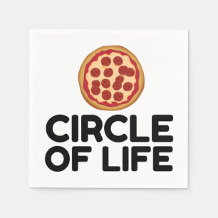 GUARDANAPO DE PAPEL CÍRCULO DA VIDA PIZZA
