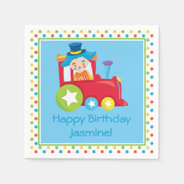 Guardanapo De Papel Circus Train | Personalizado