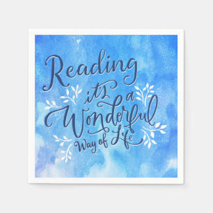 Guardanapo De Papel Citações literárias de leitura do grupo do club