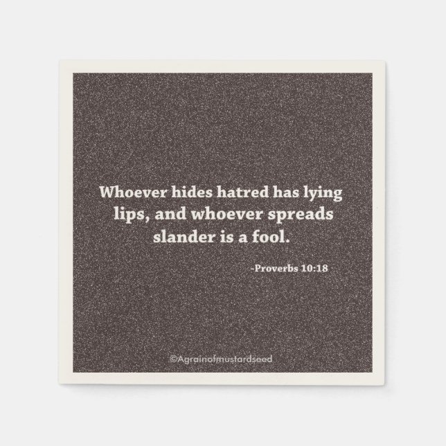 Guardanapo De Papel Citações Religiosas (Frente)