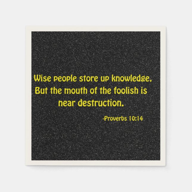 Guardanapo De Papel Citações Religiosas (Frente)