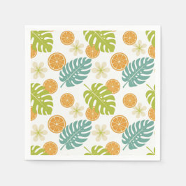 Guardanapo De Papel Cítrico Tropical