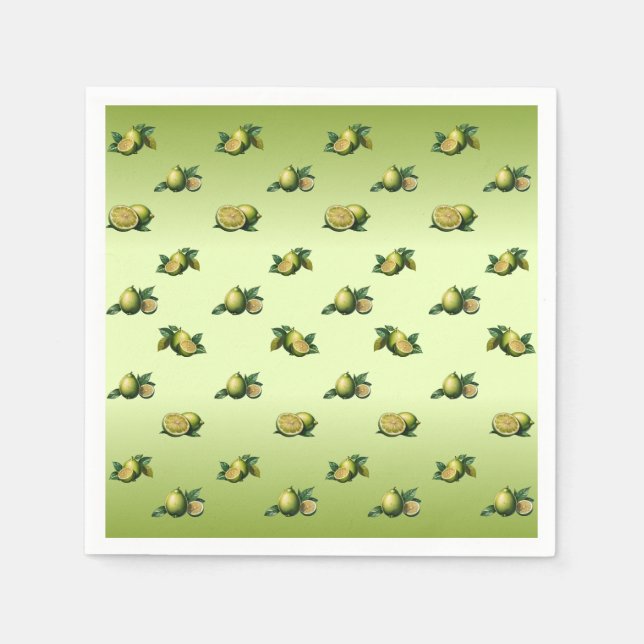 Guardanapo De Papel Citron vert (Frente)