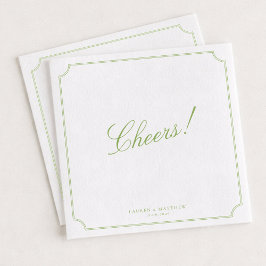 Guardanapo De Papel Citrus Green Wedding Napkins Cheers