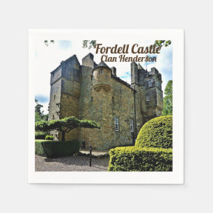 Guardanapo De Papel Clã Escocês Henderson Castelo Fordell