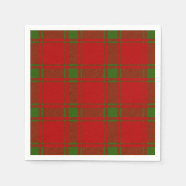 Guardanapo De Papel Clã MacDonald do Tartan de Sleat (Frente)