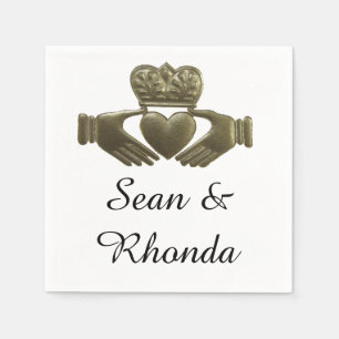 Guardanapo De Papel Claddagh irlandês