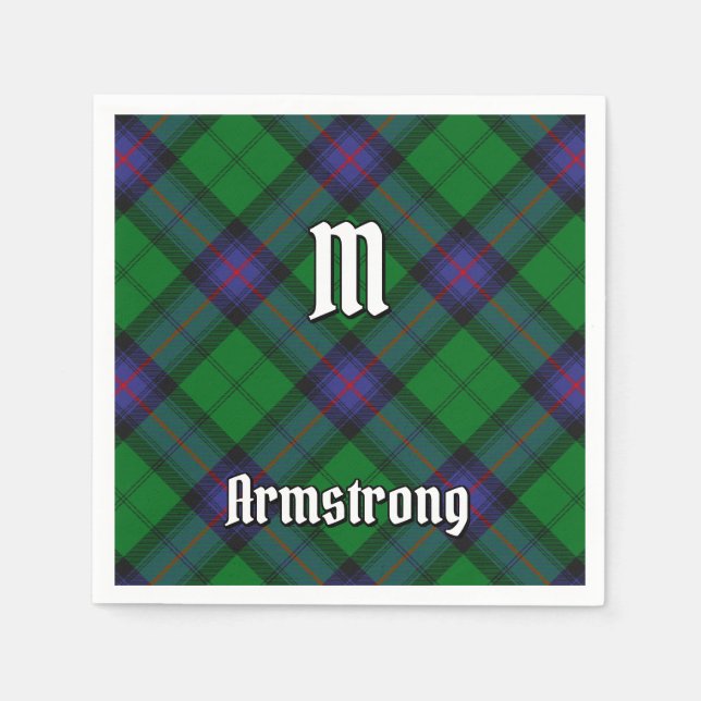 Guardanapo De Papel Clan Armstrong Tartan Napkins (Frente)