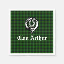 Guardanapo De Papel Clan Arthur / MacArthur Crest & Tartan