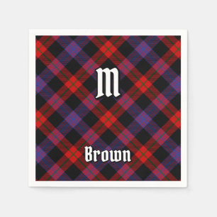 Guardanapo De Papel Clan Brown Tartan