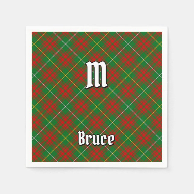 Guardanapo De Papel Clan Bruce Hunting Tartan (Frente)